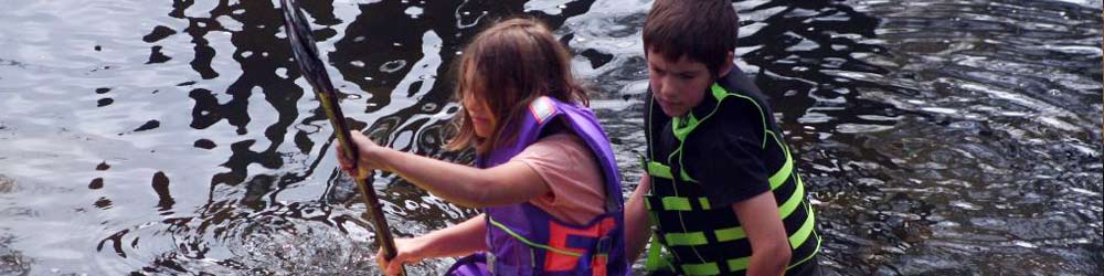 children safely enjoying the outdoors