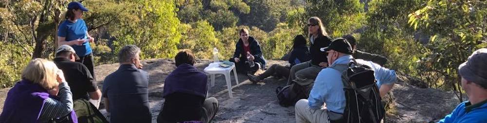 Minimal Impact Bushwalking Training day in the bush