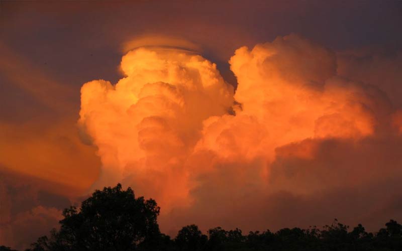 Stormy weather can be a bushwalking safety hazard